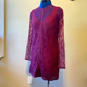 Two piece lace dress